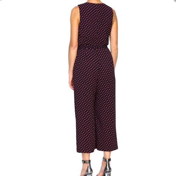 MICHAEL Michael Kors Polka Dot Crop Jumpsuit Sz 12 - Picture 15 of 15
